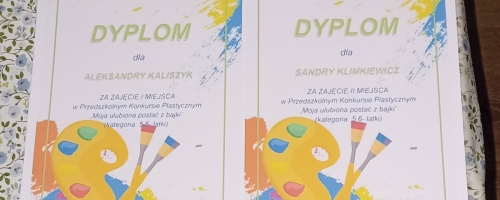 Przedszkolny konkurs plastyczny "MOJA ULUBIONA POSTAĆ Z BAJKI"